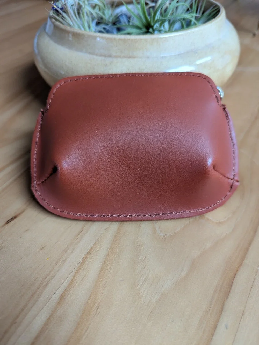 Portland Leather - Small Pinch Pouch - Honey - Like New